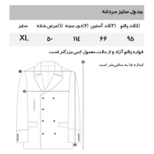 پالتو مردانه مدل ZR640