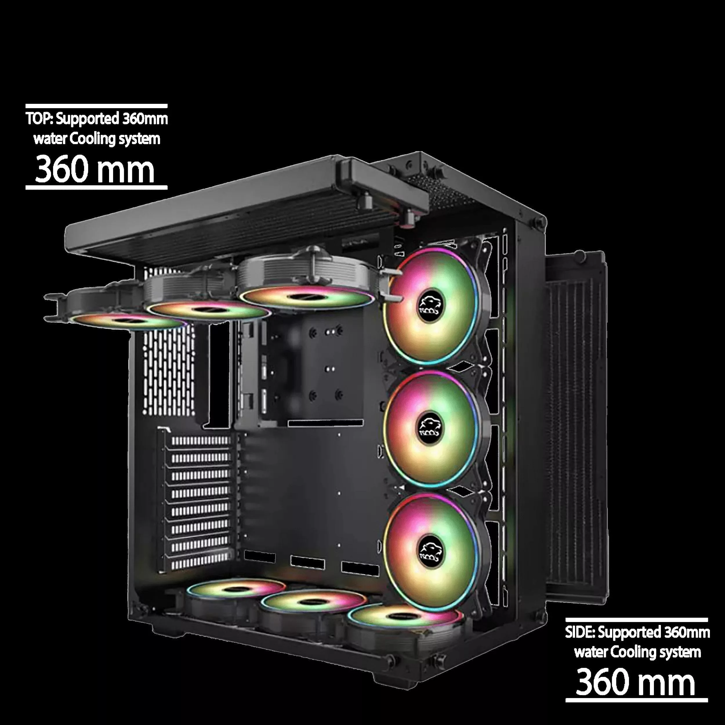 کیس کامپیوتر گیمینگ تسکو مدل GC 4492