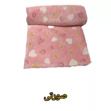 پتو 2 نفر مدل قلبی رنگین سایز 200x210 سانتیمتر