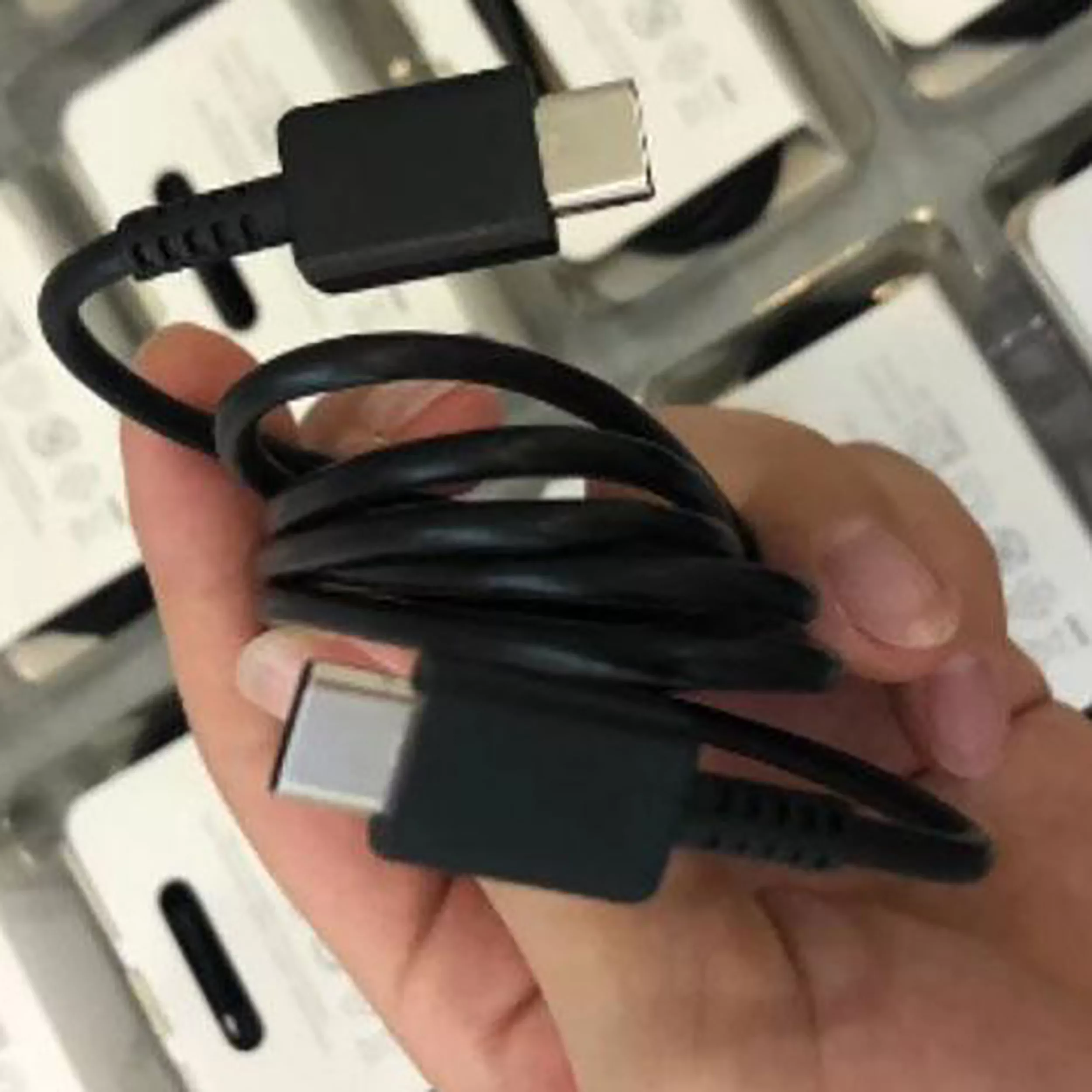 کابل تبدیل USB-C به USB-C سامسونگ مدل 1.8 متری - 3 آمپر