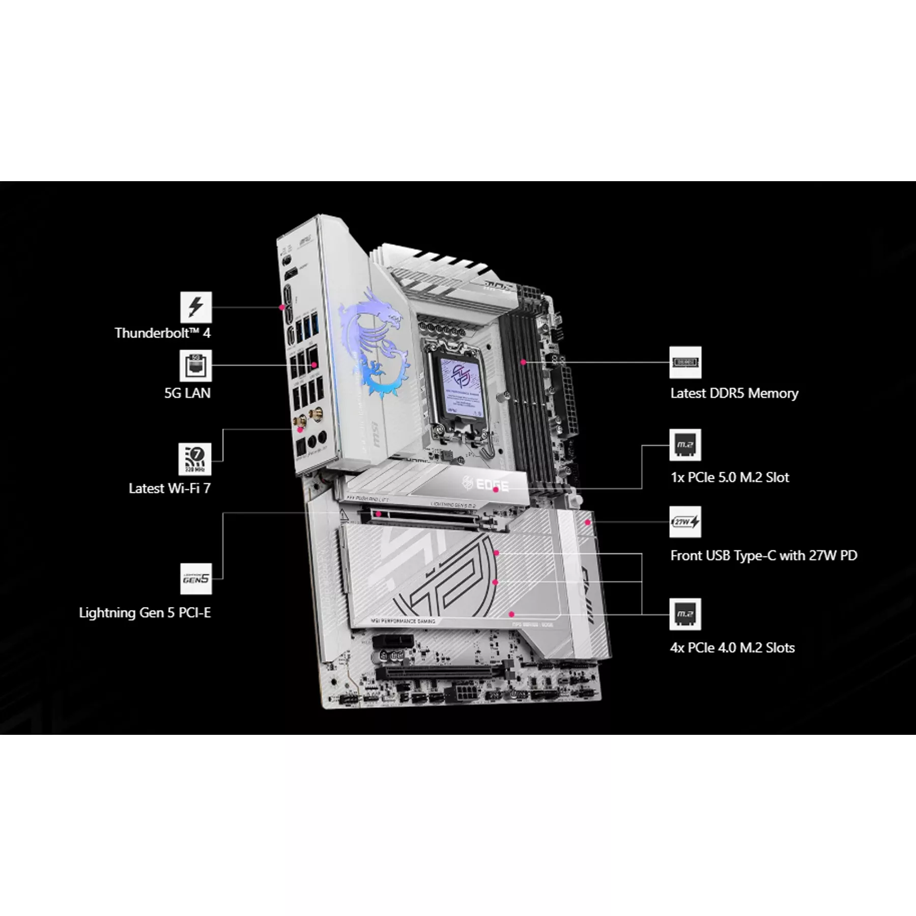 مادربرد ام اس آی مدل MPG Z890 EDGE TI WIFI