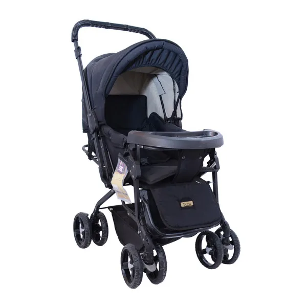 ست کالسکه و کریر مدل مدل درختی کد 1088 به همراه روروئک و ساک لوازم کودک