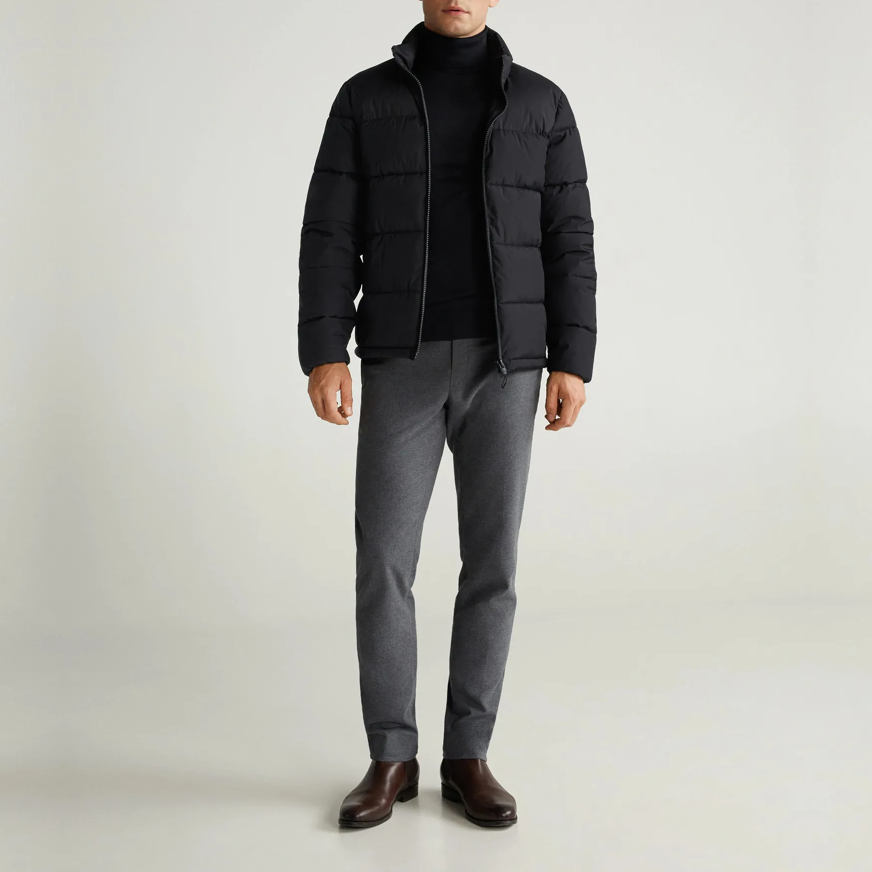 کاپشن مردانه مانگو مدل BK503LH