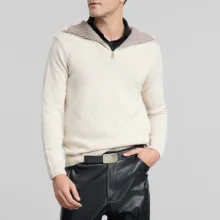 پلیور یقه برگردان مردانه ترندیول مدل 820033038