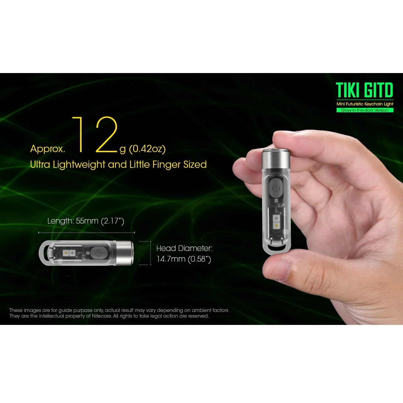 چراغ قوه نایت کر مدل TIKI GITID