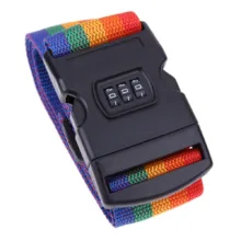 تگ چمدان مدل سوت کیس به همراه تسمه رمزدار چمدان