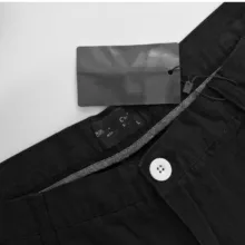 شلوارک مردانه مدل Skinny fit رنگ مشکی