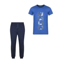 ست تی‌شرت آستین کوتاه و شلوار راحتی مردانه سیلکا مدل code