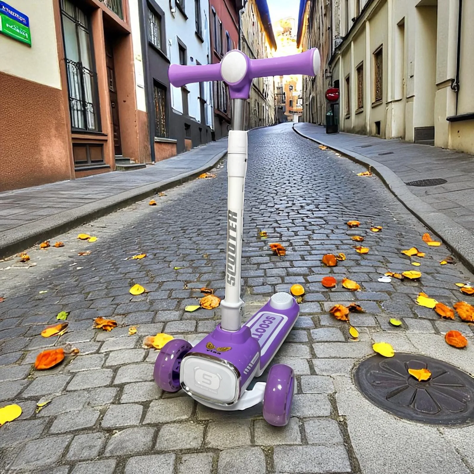 اسکوتر کودک مدل تعادلی ولرا موزیکال چراغدار کد NF07 ظرفیت وزنی 50 کیلوگرم