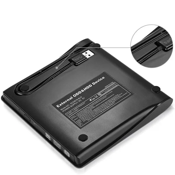 درایو DVD اکسترنال USB 3.0 مدل ECD818-SU3