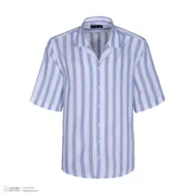 پیراهن آستین کوتاه یقه برگردان مردانه پاتن جامه مدل 04MC8028