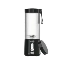 شیکر قابل حمل مدل LIFESTYLE portable Blender with extra Botton lid 4PD-LFST017-BK