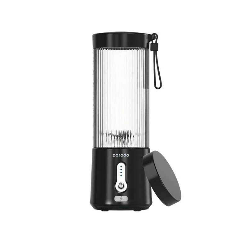 شیکر قابل حمل مدل LIFESTYLE portable Blender with extra Botton lid 4PD-LFST017-BK