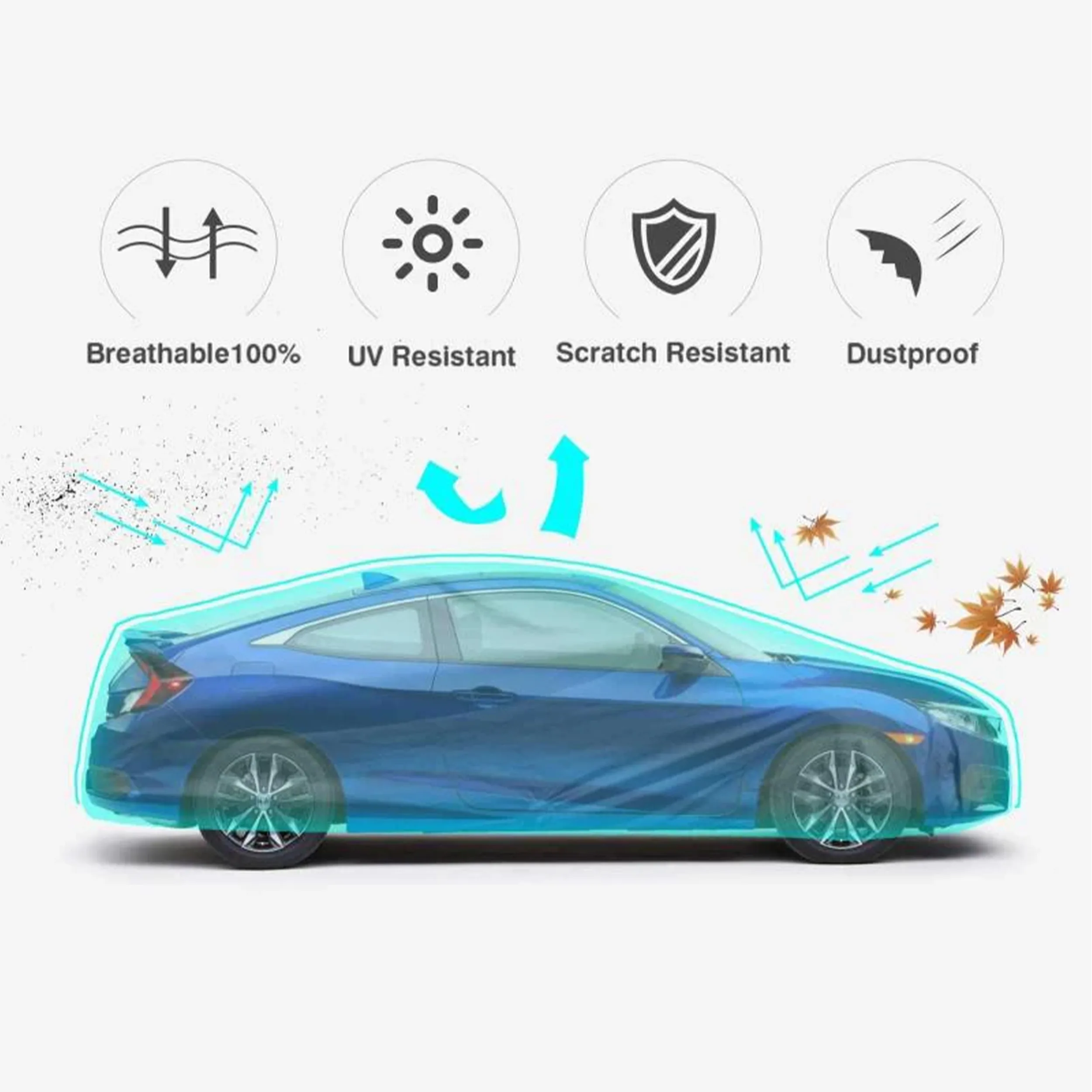 چادر خودرو پنبه ای پاسیکو مدل P923 مناسب برای کوییک