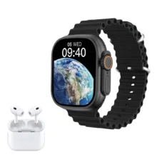 ساعت هوشمند کیکویر مدل KW22 Ultra 2 دارای قابلیت های کنترل موسیقی (Music Player)، کنترل سطح اکسیژن خون، قابلیت مکالمه مستقیم، قابلیت مکالمه از طریق بلوتوث، پشتیبانی از زبان فارسی در منو و سیستمعامل، قابلیت تغییر طرح ساعت یا تم، ضد آب بند سیلیکون