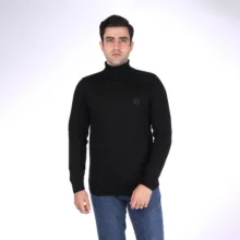 پلیور یقه اسکی مردانه تریکو پاییزان مدل PE700