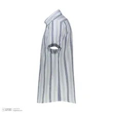 پیراهن آستین کوتاه یقه برگردان مردانه پاتن جامه مدل 04MC8028