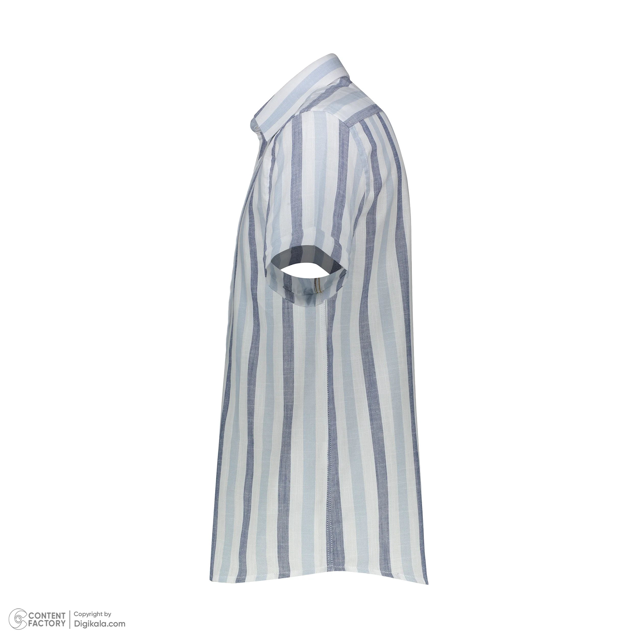 پیراهن آستین کوتاه یقه برگردان مردانه پاتن جامه مدل 04MC8028