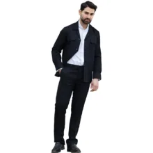 کت و شلوار مردانه مدل لبنانی رنگ مشکی