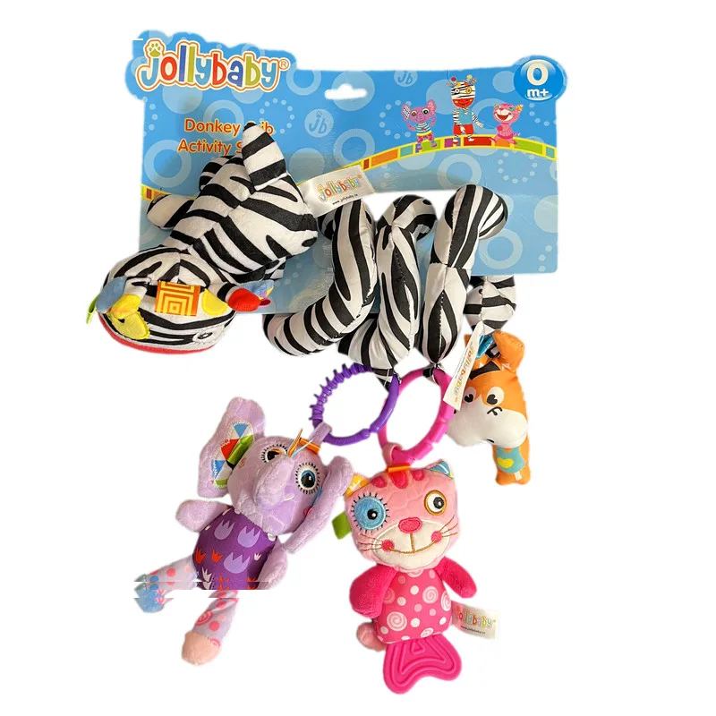 آویز تخت کودک مدل مارپیچ گوره خر رنگی