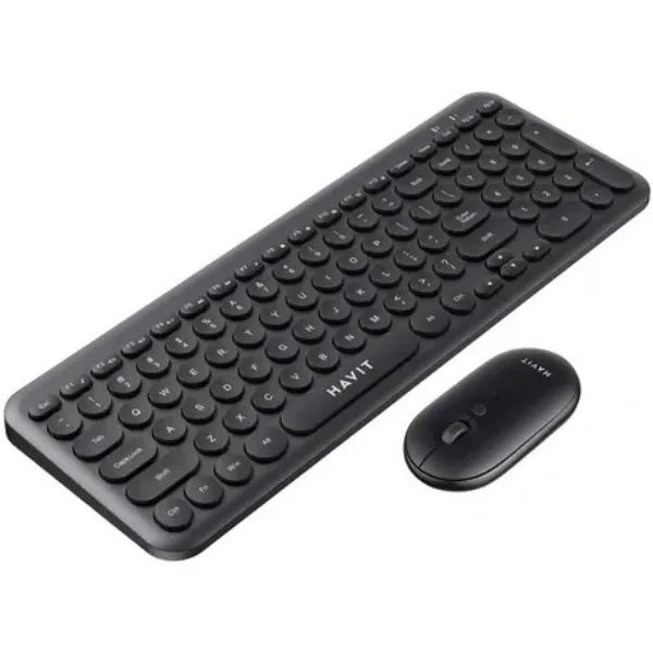 کیبورد و ماوس بی سیم هویت مدل KB-254GCM