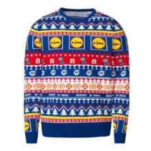 پلیور یقه گرد مردانه لیدل مدل Cr2027