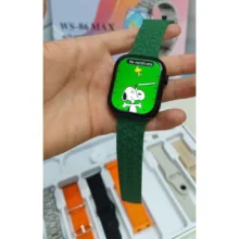 ساعت هوشمند مدل WS 86 MAX دارای قابلیت کنترل سطح اکسیژن خون با بند فلزی
