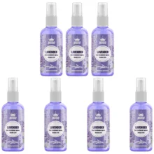 اسپری خوشبو کننده خودرو هوگو مدل لاوندر کد 014 حجم 50 میلی لیتر بسته 7 عددی