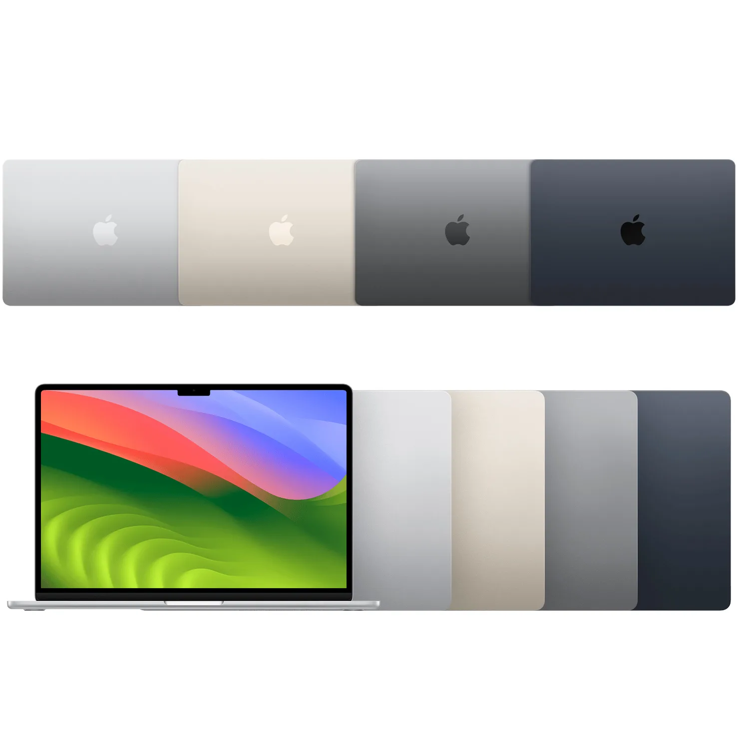 لپ تاپ 13.6 اینچی اپل مدل MacBook Air MC8Q4 2024 LLA-M3-24GB RAM-512GB SSD