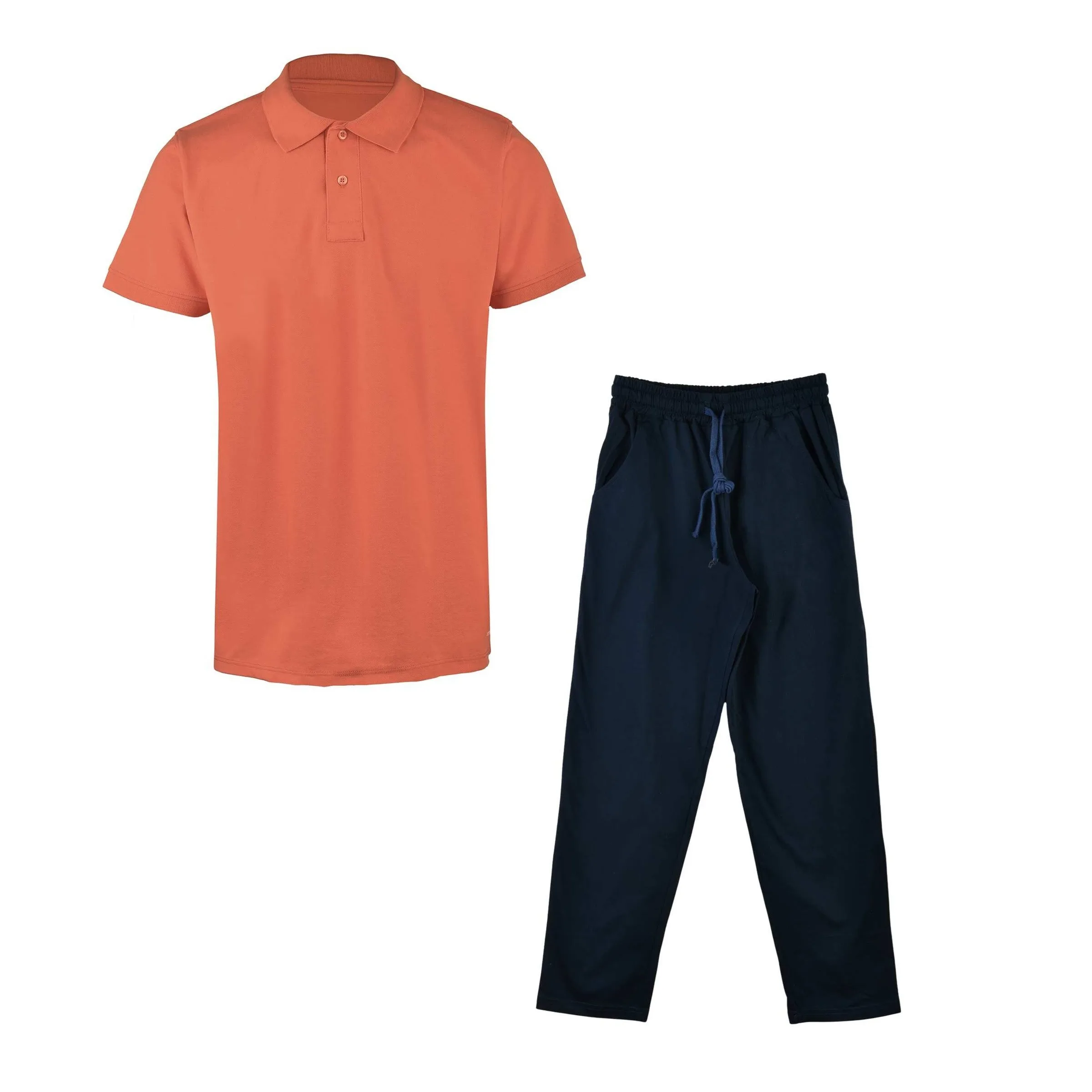 ست پولوشرت و شلوار مردانه مدل MDSS-CG9425