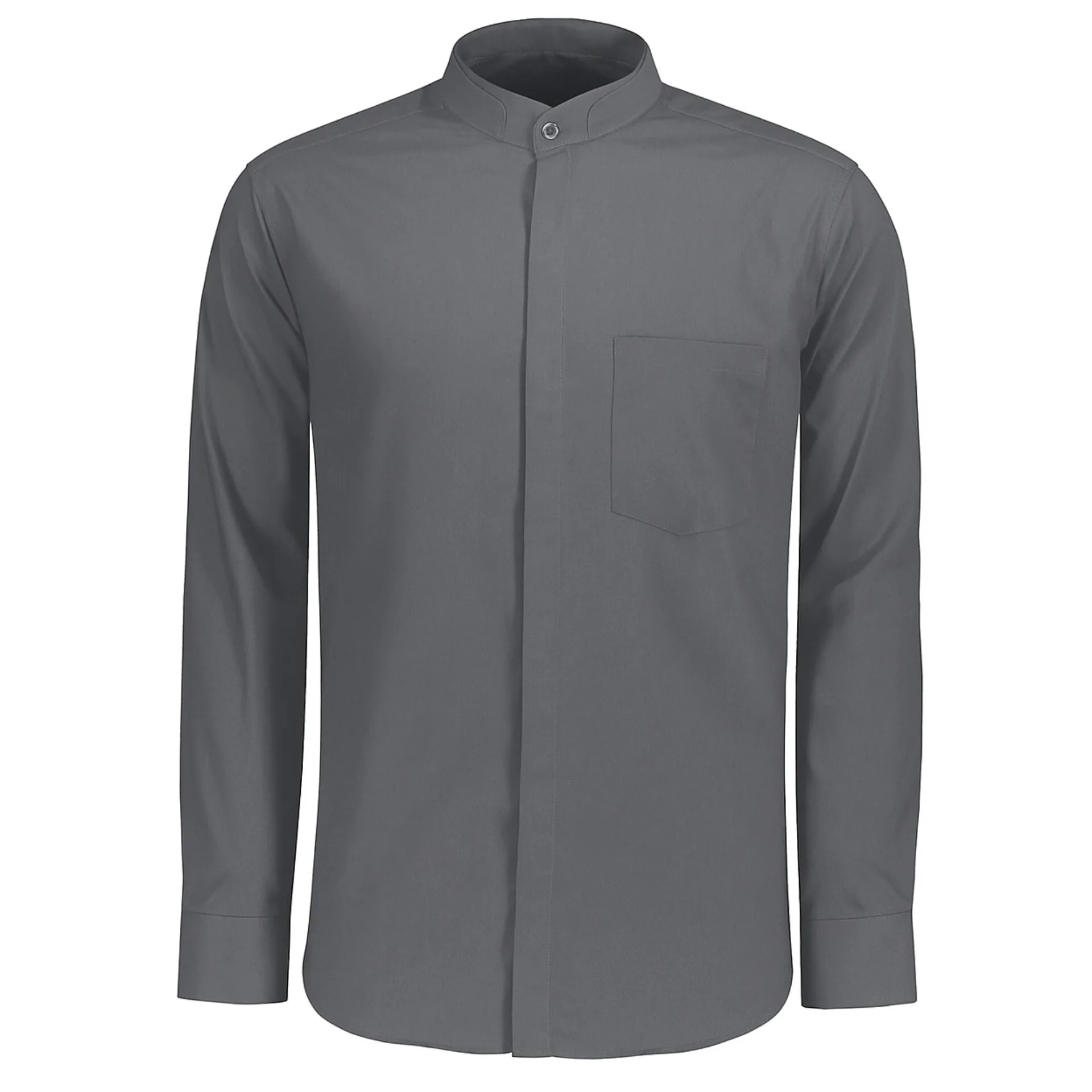 پیراهن آستین بلند یقه دیپلمات مردانه مدل 100