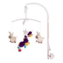 آویز تخت کودک مدل الاغ و میمون کد 005