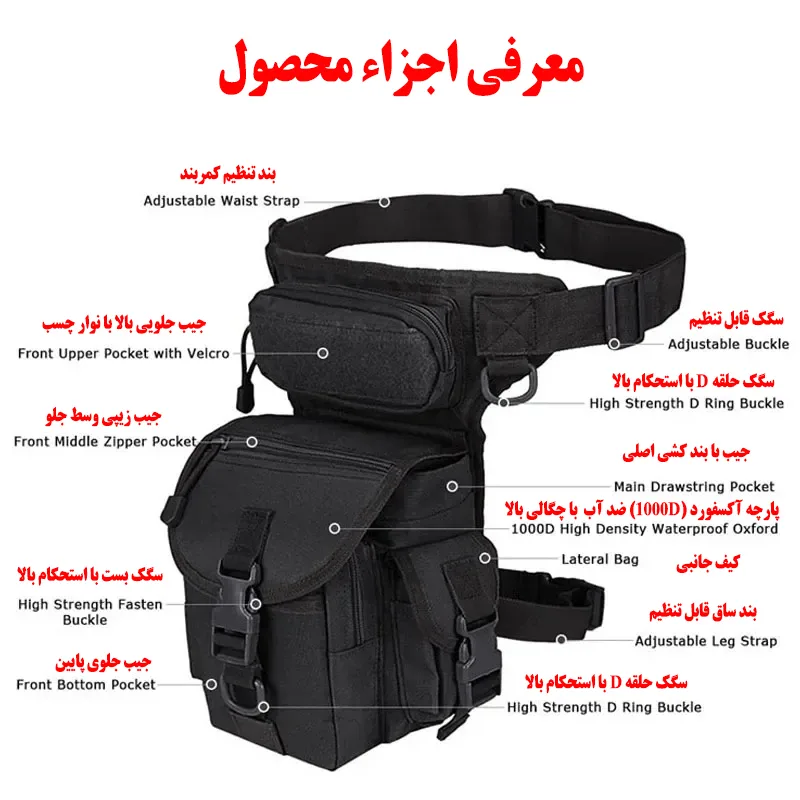 کیف کمری مدل A90