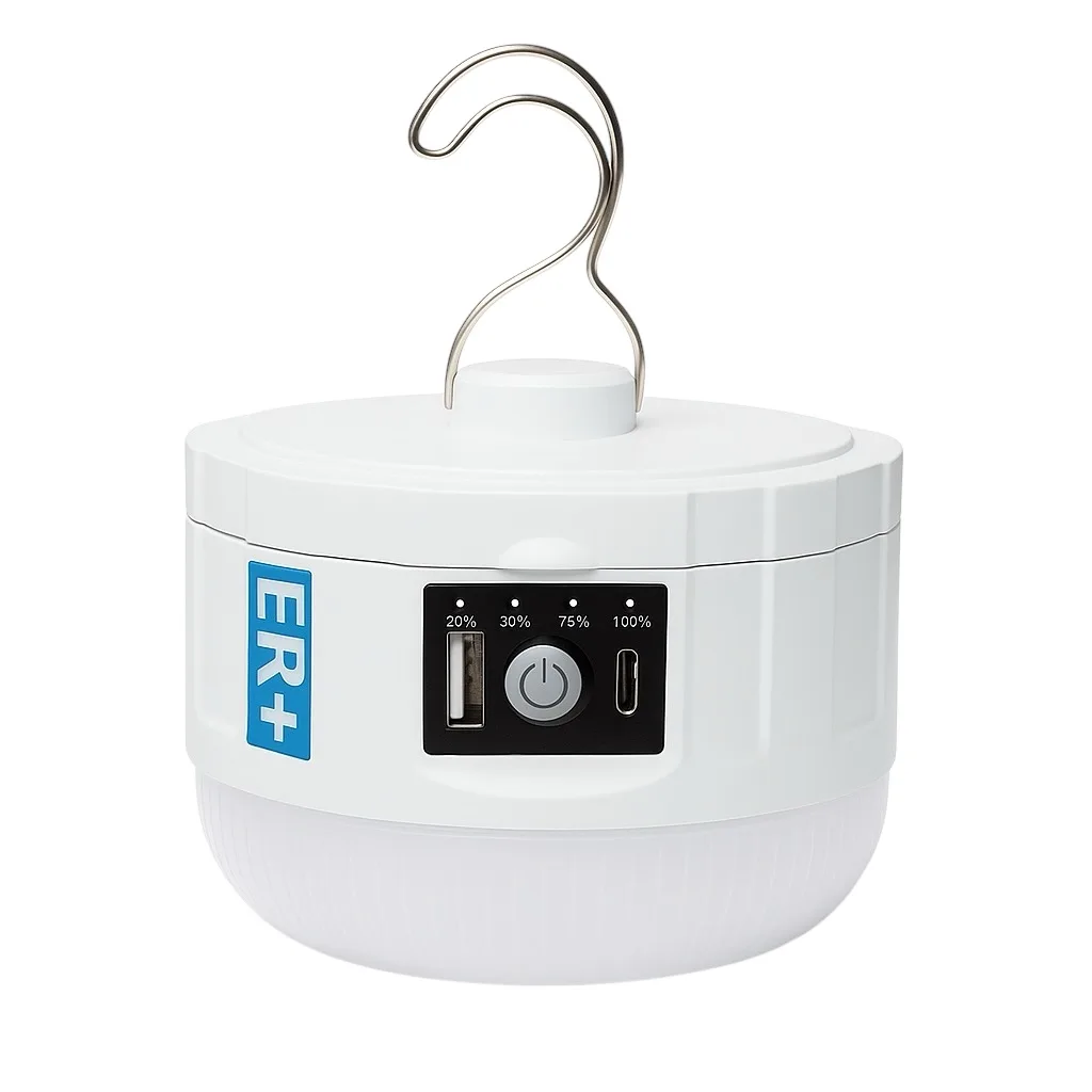 چراغ آویز چادر ویداسی مدل +ER با نور مهتابی