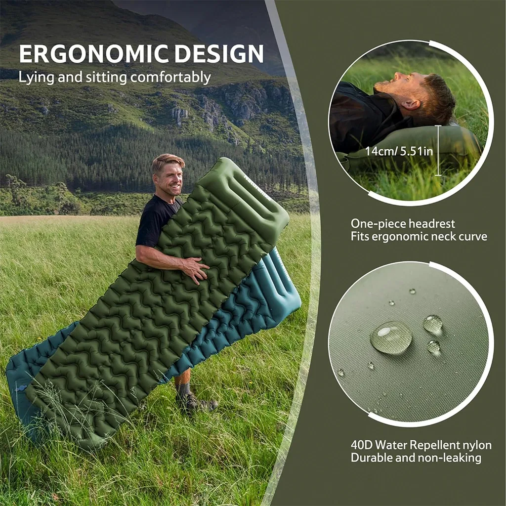 زیرانداز بادی نیچرهایک مدل FC01 کد CNK2550WS019 سایز 60*200 سانتی متر