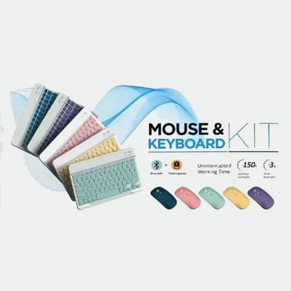کیبورد و ماوس بی سیم مدل KIT