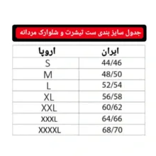 ست تی شرت و شلوارک مردانه مدل LL1177