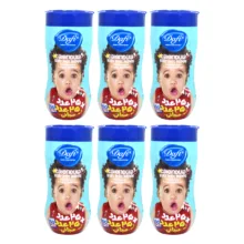 دستمال مرطوب کودک دافی مدل Calendula بسته مجموعه 6 عددی