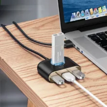 هاب 4 پورت USB 2.0 باسئوس مدل CAHUB-AY