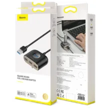 هاب 4 پورت USB 2.0 باسئوس مدل CAHUB-AY