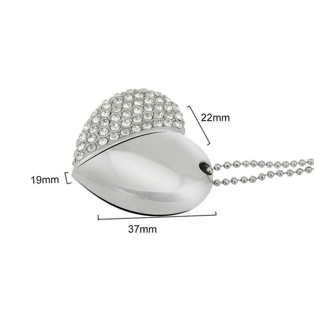 فلش مموری طرح قلب مدل Ul-Hear01ظرفیت 64 گیگابایت
