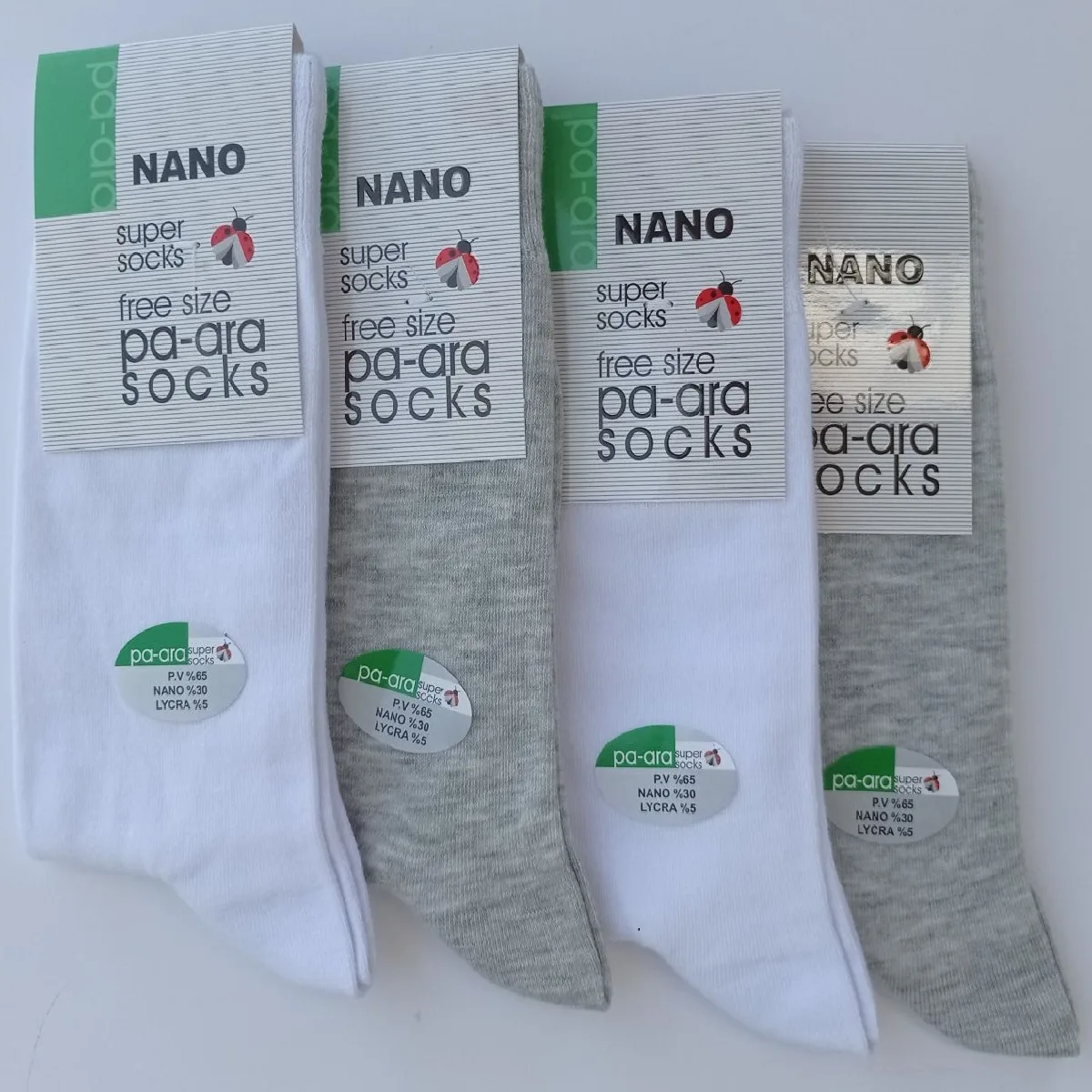 جوراب مردانه پاآرا مدل 200 مجموعه 4 عددی