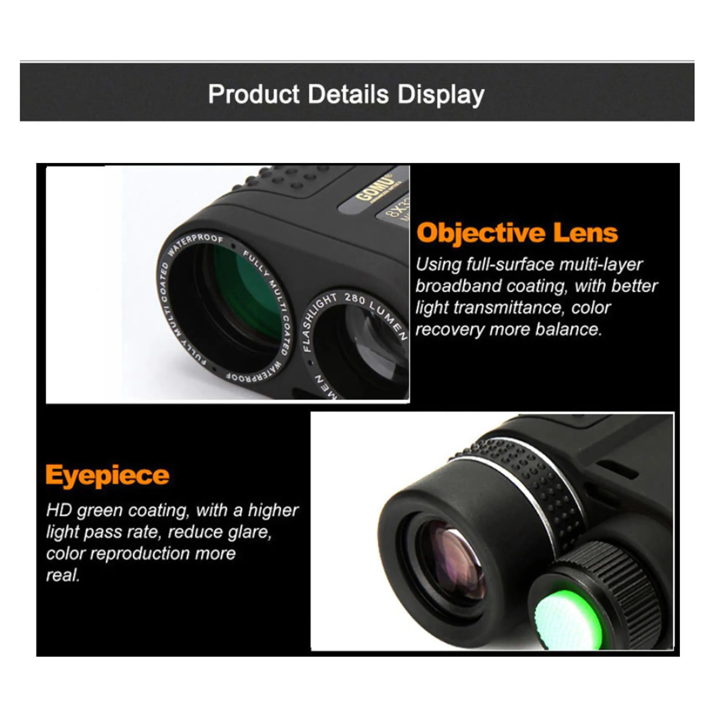 دوربین تک چشمی مدل 8X32