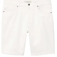 شلوارک نخی ساده مردانه – مانگو