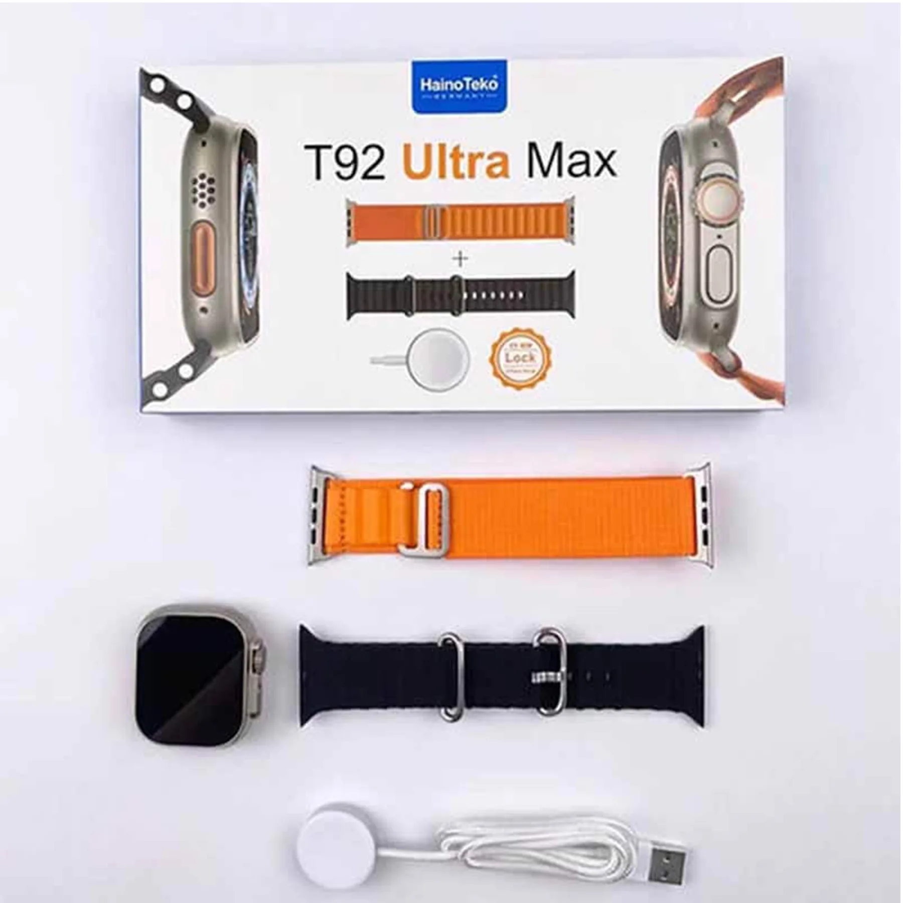 ساعت هوشمند هاینو تکو مدل T92 Ultra max