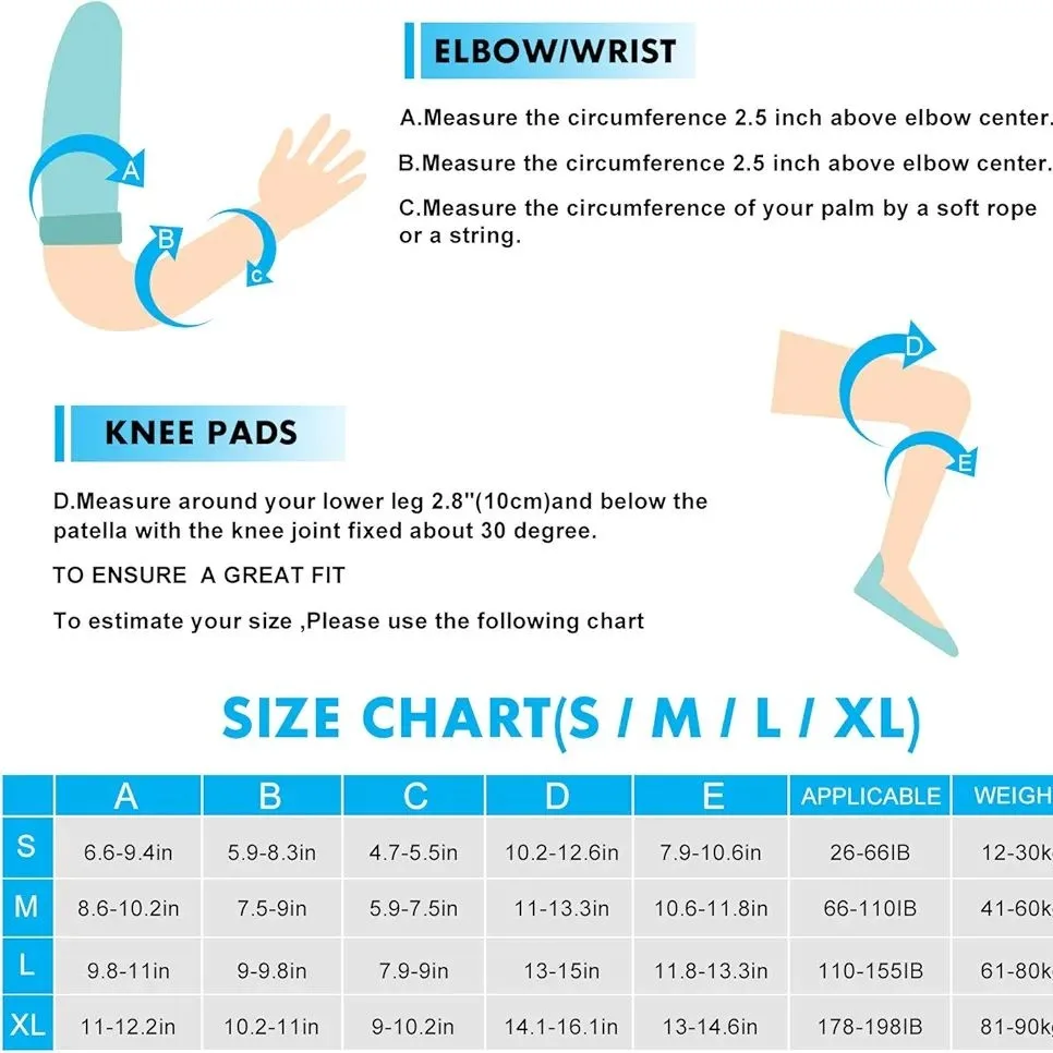 لوازم ایمنی اسکیت پروجی مدل ۶ تکه سایز XL