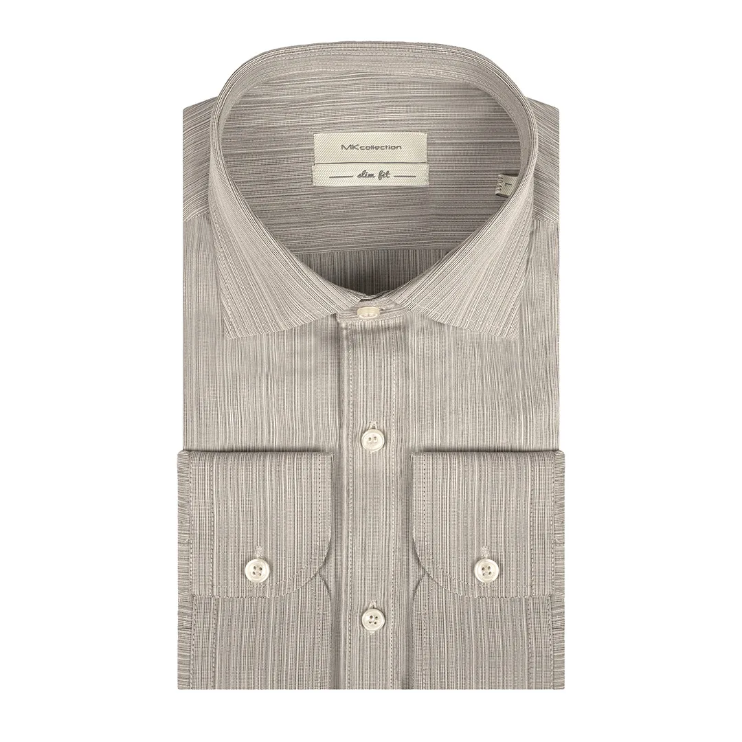 پیراهن آستین بلند مردانه ام کی مدل 1862