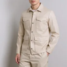 کت چرم مردانه کروم مدل 2420710