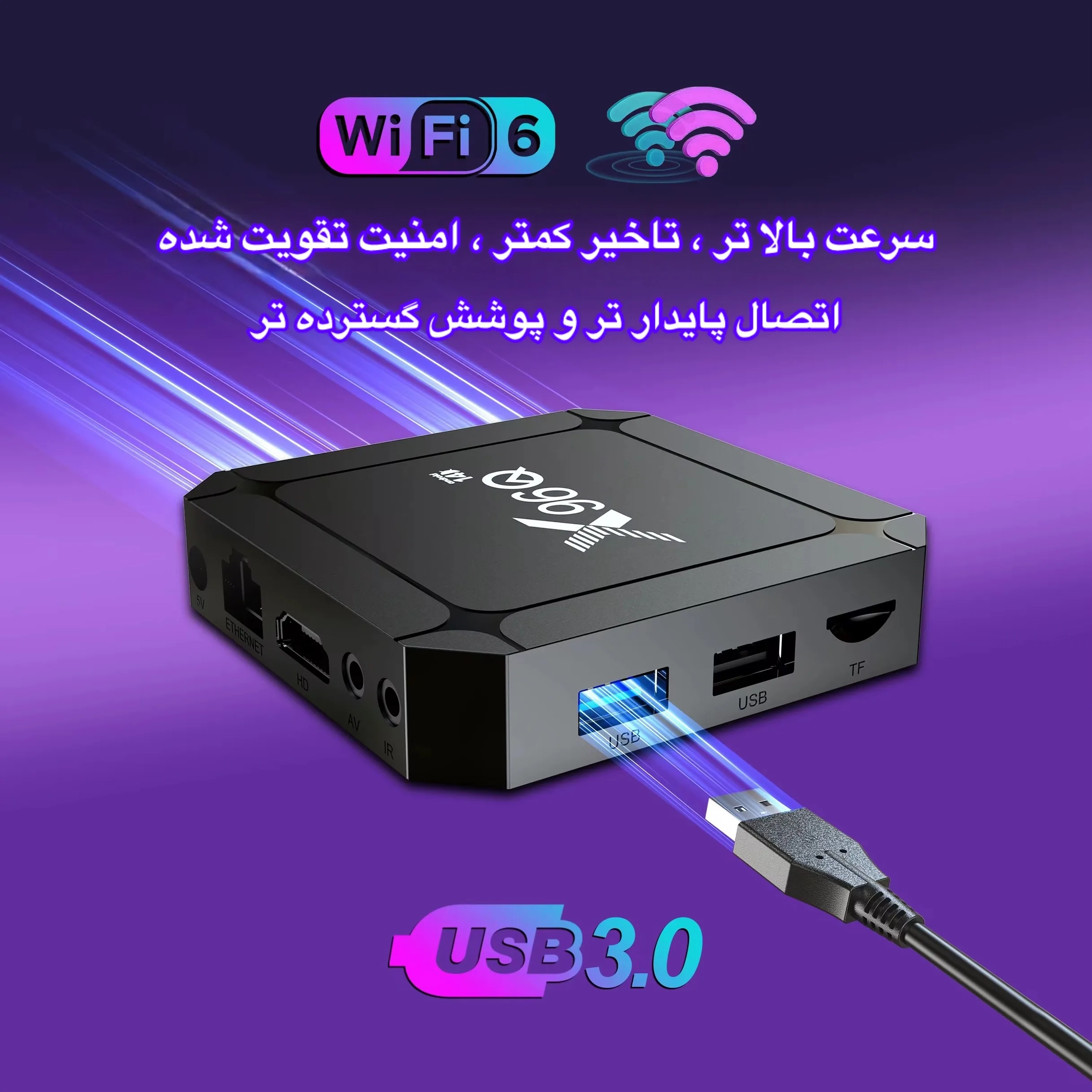 اندروید باکس ایکس 96 مدل X96Q 16/2GB
