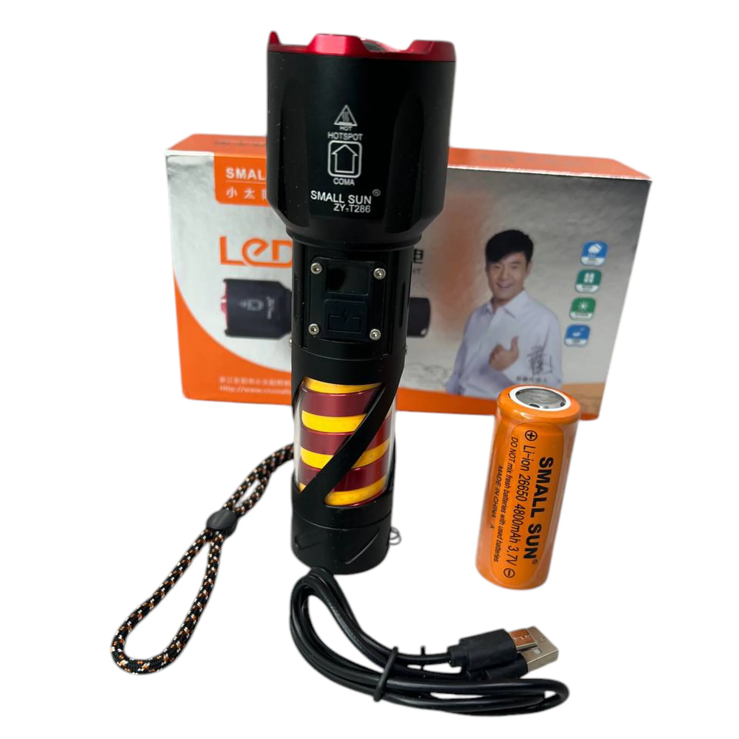 چراغ قوه دستی اسمال سان مدل T286